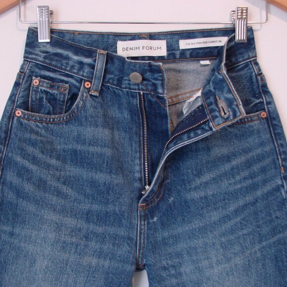 Aritzia Denim Forum Gia High Rise Carrot Jeans Organic Cotton 28L Size 23 - Picture 9 of 16